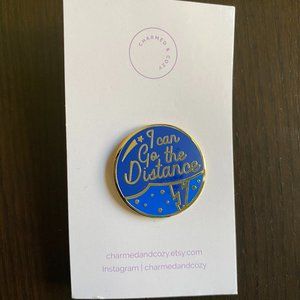 Hard enamel pin Disney quote movie Hercules inspired I Can Go The Distance song